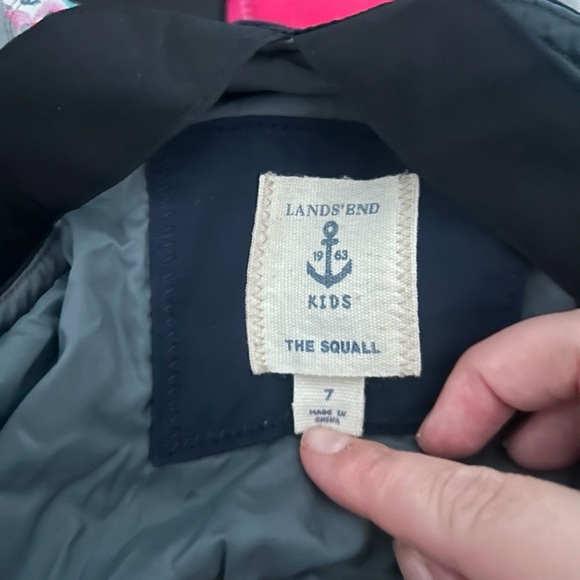 Lands End Kids Squall Snow Bib Size 7 - Picture 3 of 4